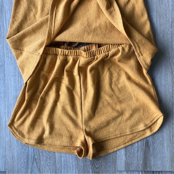 Free People Beach Take Me To Tulum Romper Golden Pollen - Picture 6 of 10